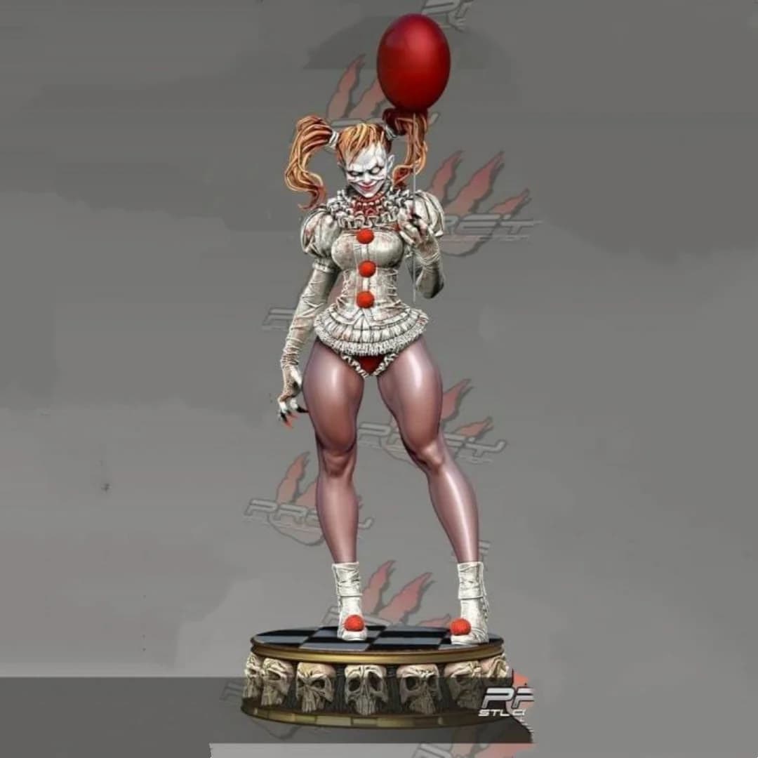 Resin Model Figure, 1/24 Scale Terrifying Girl, GK, Unassembled and Unpainted Kit, 3D DIY Toy