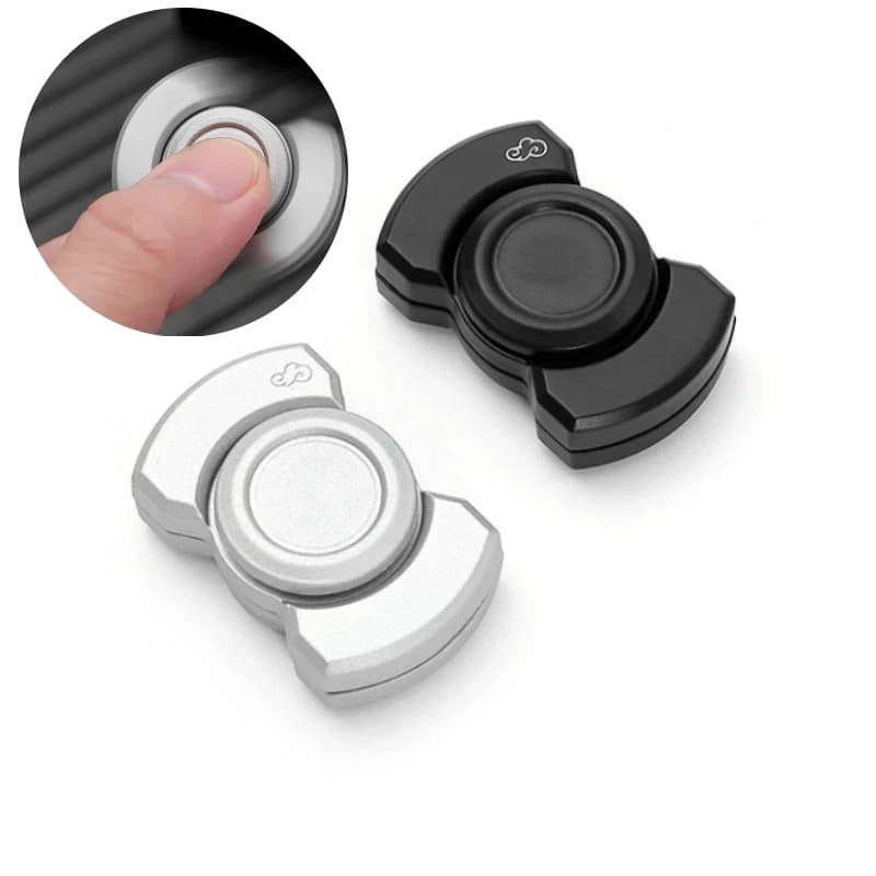 Cursore magnetico in metallo Giroscopio Deformazione Scheda rotante a mano Mini EDC Decompressione Giocattolo agitatore per adulti Anti ansia
