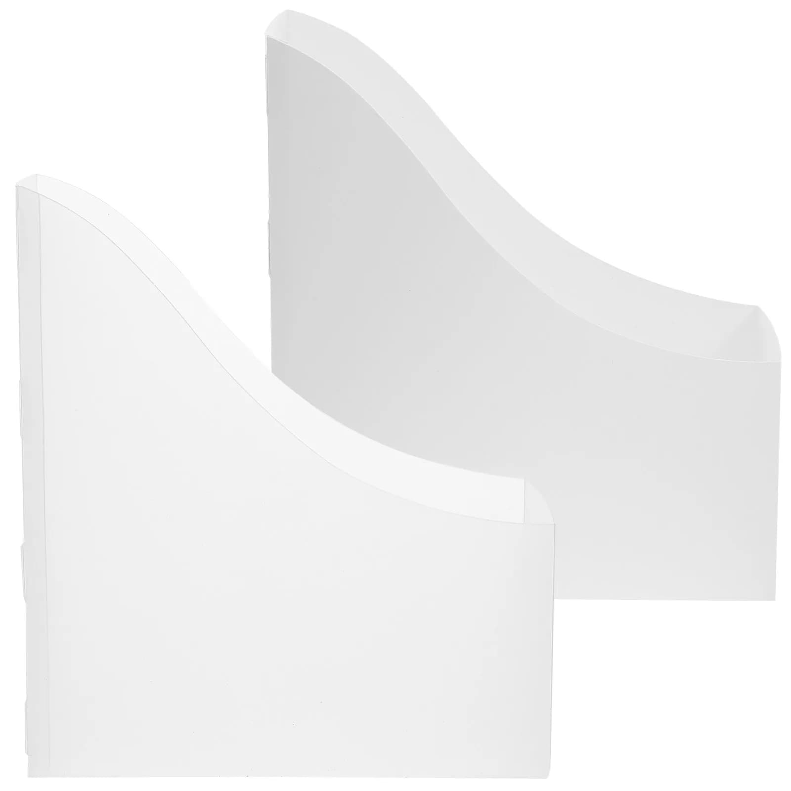 Organizzatore per Cassetti in PP Resistente, 2 Pezzi, Portadocumenti da Scrivania per Cartelle, Riviste, Report, Cataloghi, Materiale Scolastico