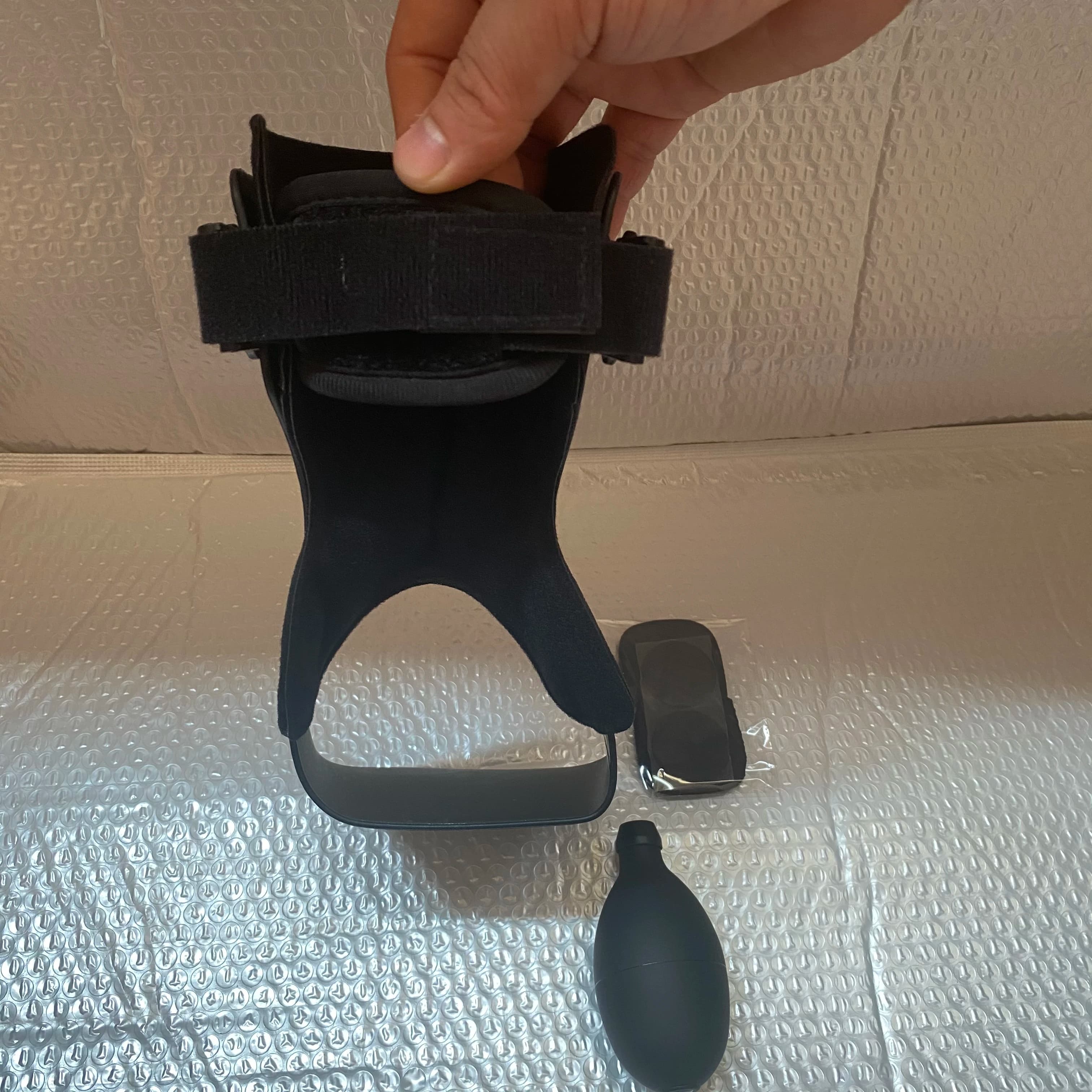 1 pz ortesi gonfiabile regolabile per piede cadente-supporto per caviglia AFO con comoda fibbia regolabile-per alleviare il dolore alla caviglia