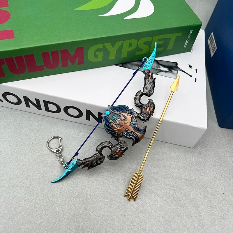Replica del gioco World of Warcraft da 18 cm Thori'dal, la furia delle stelle, arco in metallo, modello di arma Sunwell Kil'jaeden, 1:6, action figure, accessori, ornamenti, dropshipping, vendita all'ingrosso, regali,