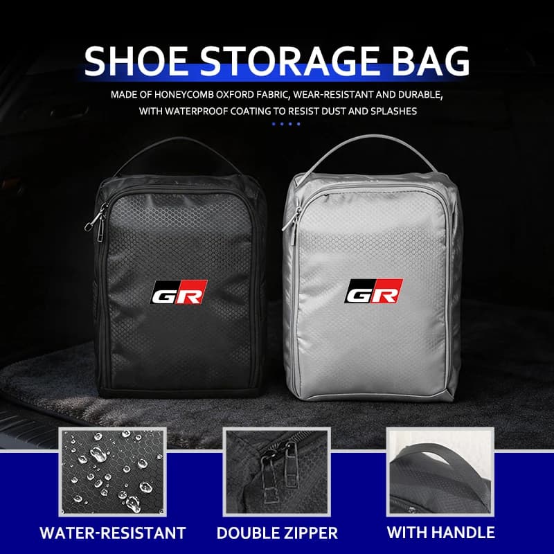 For Toyota Car Logo Shoe Bag Handbag Dustproof Football Tennis Shoe Bag C-HR CHR Logo 2016 2017 2018 2019 2021 2022 Fortuner