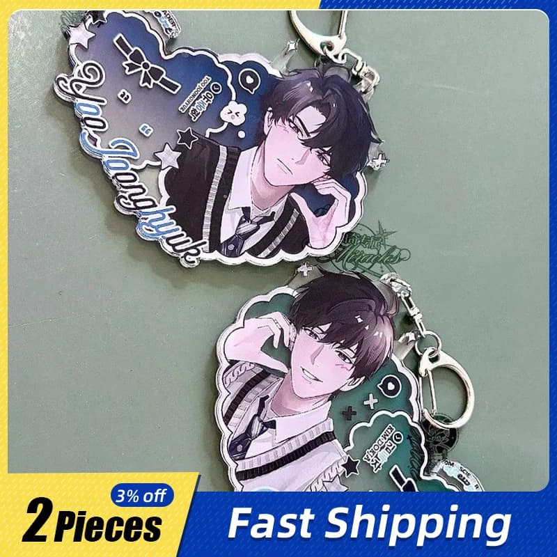 Accessori Anime in Acrilico Omniscient Reader’s Viewpoint da 5cm/1.97in, Articoli da Collezione Jin Duzi, Decorazioni per Zaini, Regalo per le Feste