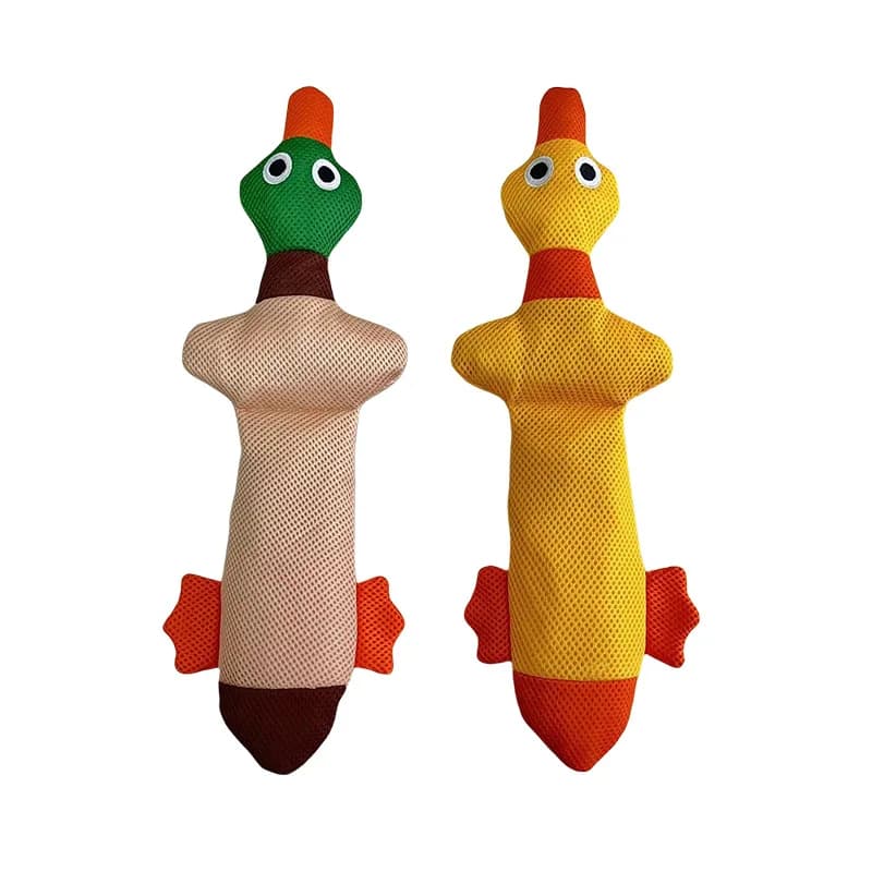 Plush Long Duck Dog Toys for Small Lagre Dogs Bite Resistant Teeth Cleaning Teeth Grinding Dog Toy Interactive