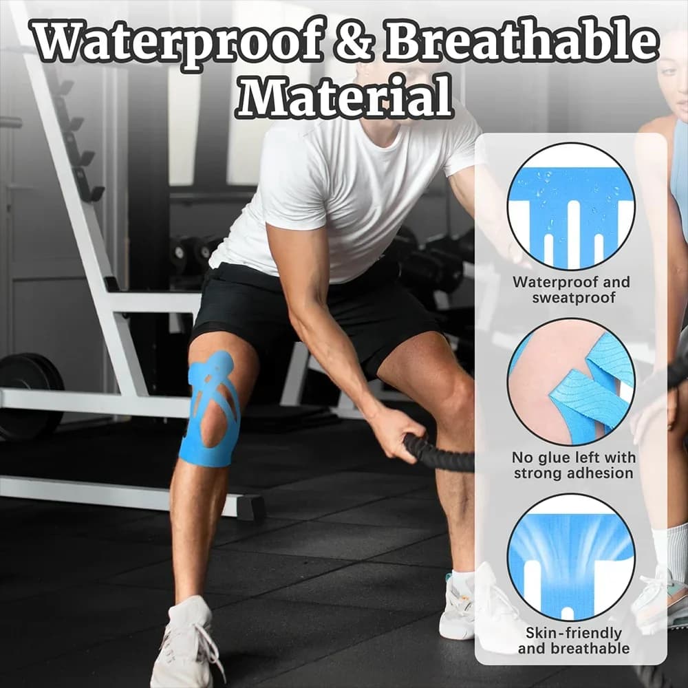 5-20pcs Breathable Knee Pads for Sports with Pre-cut Sports Tape Muscle Patch Special Elastic Bandage To Enhance Knee Support
