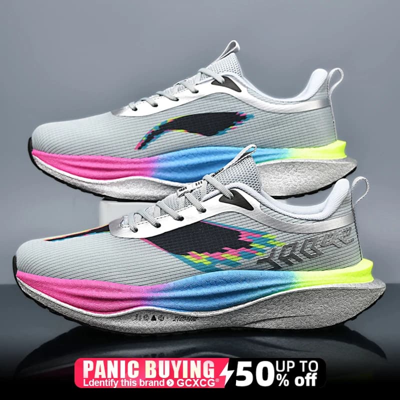 Sport Running Shoes for Men and Women with Carbon Plate, Breathable, Lightweight, Comfortable and Anti-slip Marathon