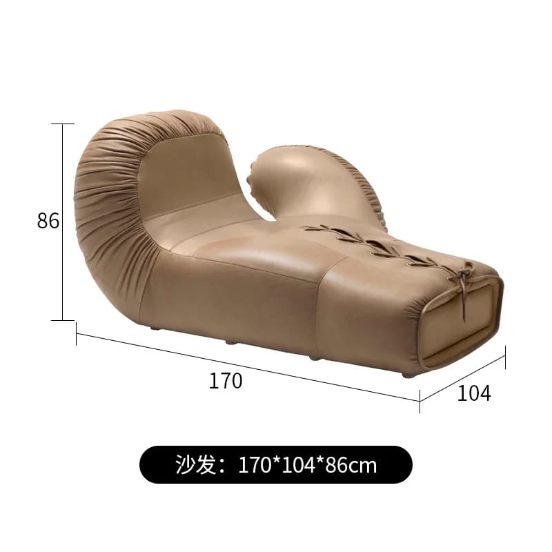 Italian gym boxing gloves sofa chair special-shaped creative single leisure recliner chair
