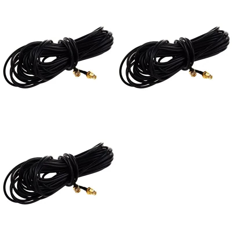 ABJN-3Pcs Cavo di prolunga per antenna Wi-Fi da 9 m RP-SMA per router Wi-Fi D-Link