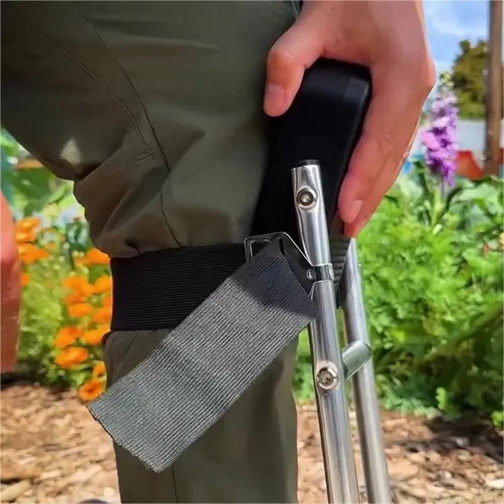 Robusto protezione per il sedile del ginocchio Sedile per ginocchio da giardino indossabile per risparmiare manodopera Supporto per caviglia regolabile Cuscinetto per inginocchiare il giardino Resistente