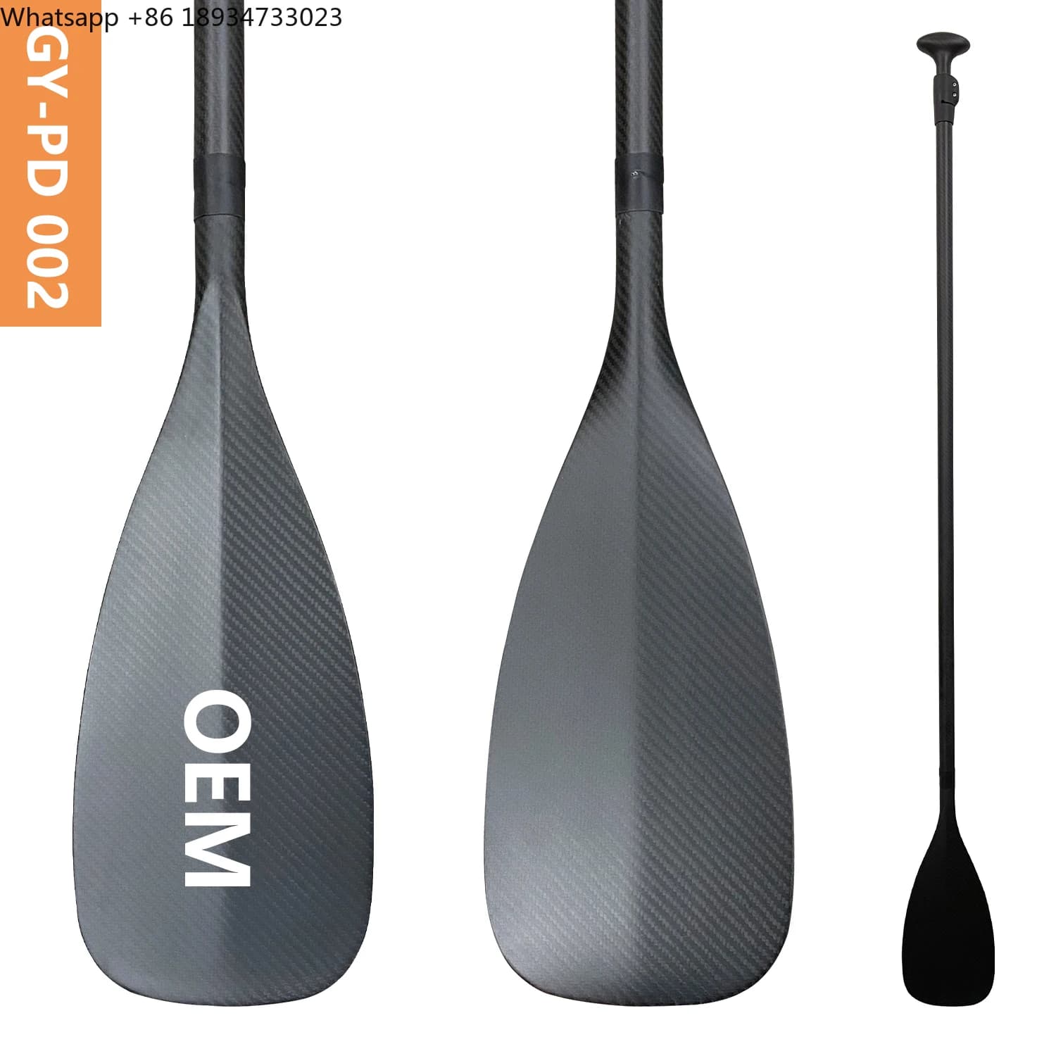 Fibra di carbonio regolabile per sport acquatici Nuovo arrivo Logo personalizzabile Attrezzatura da surf Dragon Boat Kayak Board Paddle