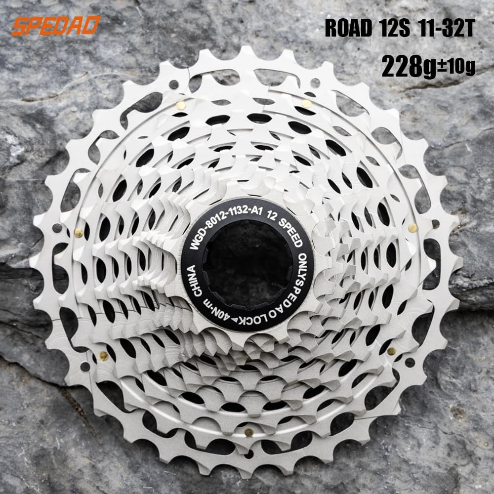 SPEDAO 12S 11-32T Road Bike Box, Super Light, CNC Free Wheel, 12 Speed Gear Set for SHIMANO HG Hub, Bicycle Components