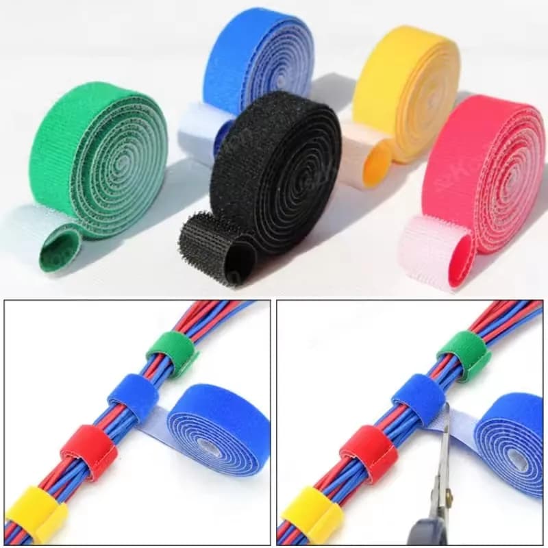 1/5M Cable Organizer Wire Winder USB Cable Management Protector Earphone Mouse Cord Ties Phone Accessory for iPhone Samsung