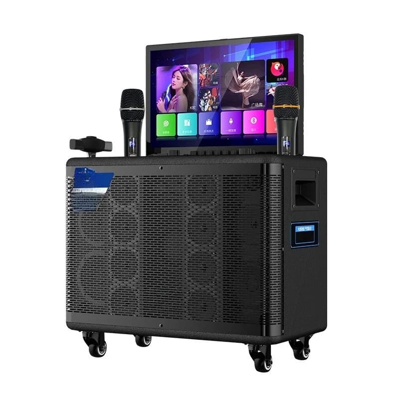 Macchina stereo all-in-one per karaoke Danza quadrata all'aperto Trasmissione in diretta domestica