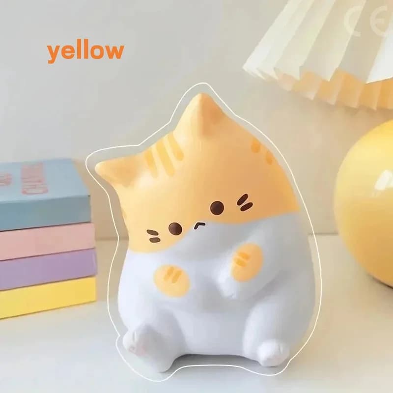 Giocattolo Squishy a Forma di Gatto, Morbido e Antistress, Giocattolo Kawaii per Decompressione