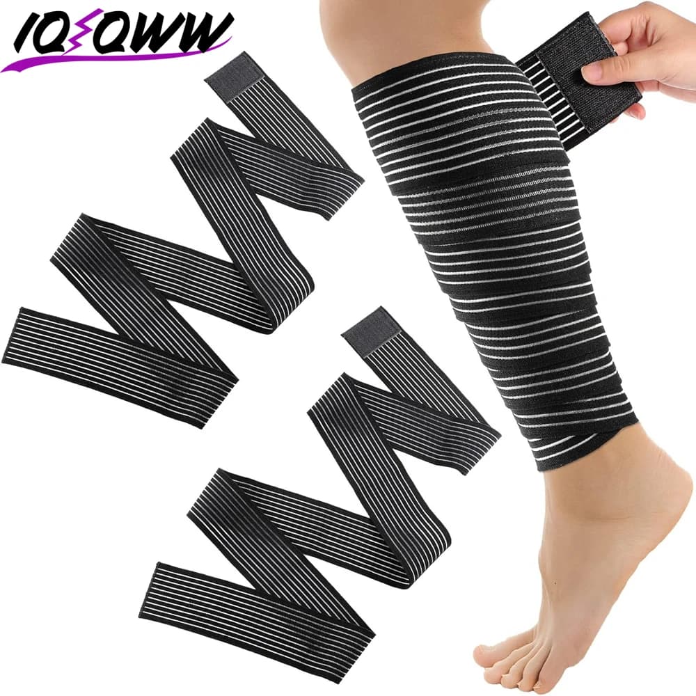 1 pz 40-300 cm fasciatura di compressione protezione supporto per ginocchio tutore sportivo cinghie elastiche per gomito fasce per gambe Elast Bandag