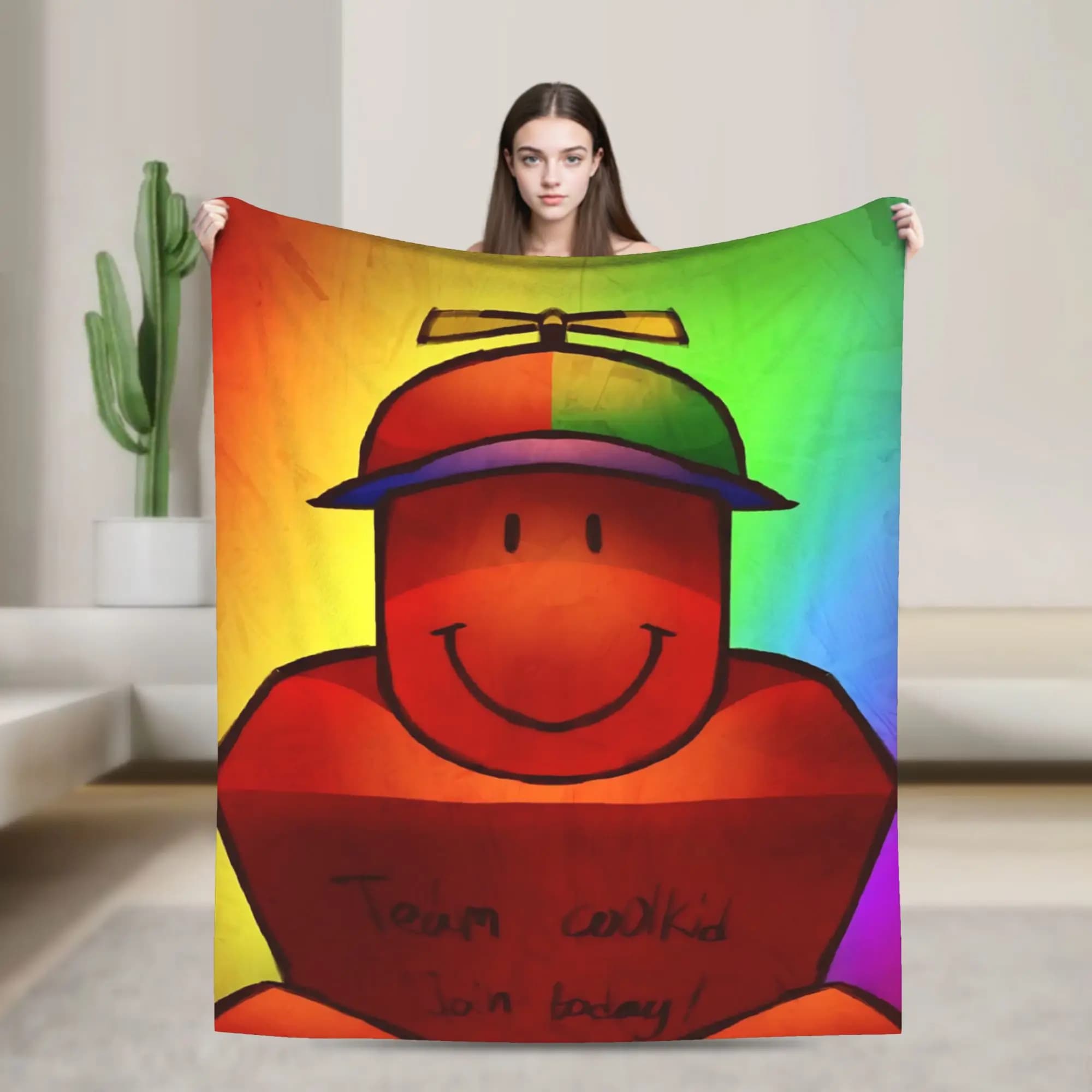 Warm Blanket Decorative Team C00lkidd Join Today Throw Blanket Flannel Bedspread For Outdoor Fashion Sofa Bed Cover