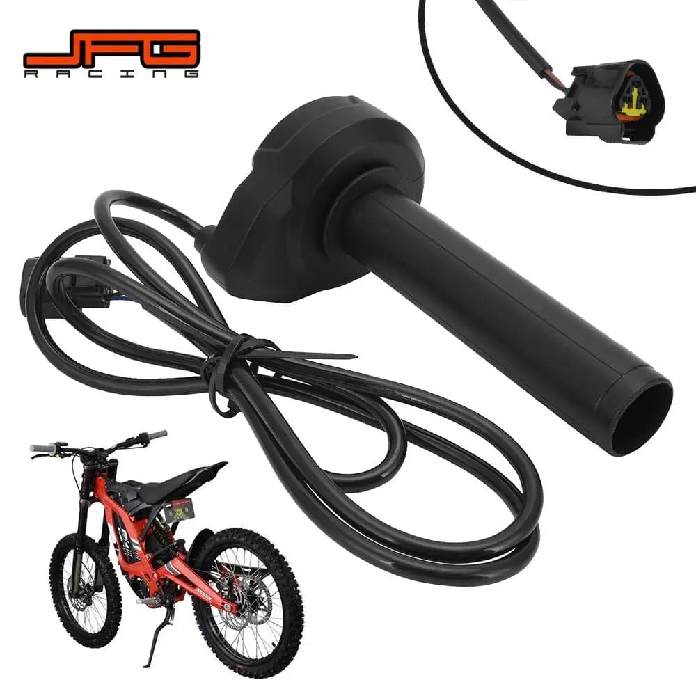 Manubrio con impugnatura acceleratore a colori in fibra di carbonio accelerato per accessori per motociclette elettriche Surron X/S Lightbee