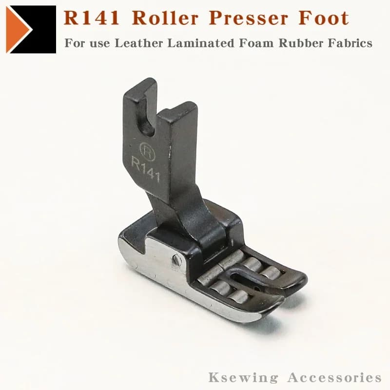 R141 roller treadmill for industrial bored sewing machine accessories to be used on leather laminated rubber fabrics