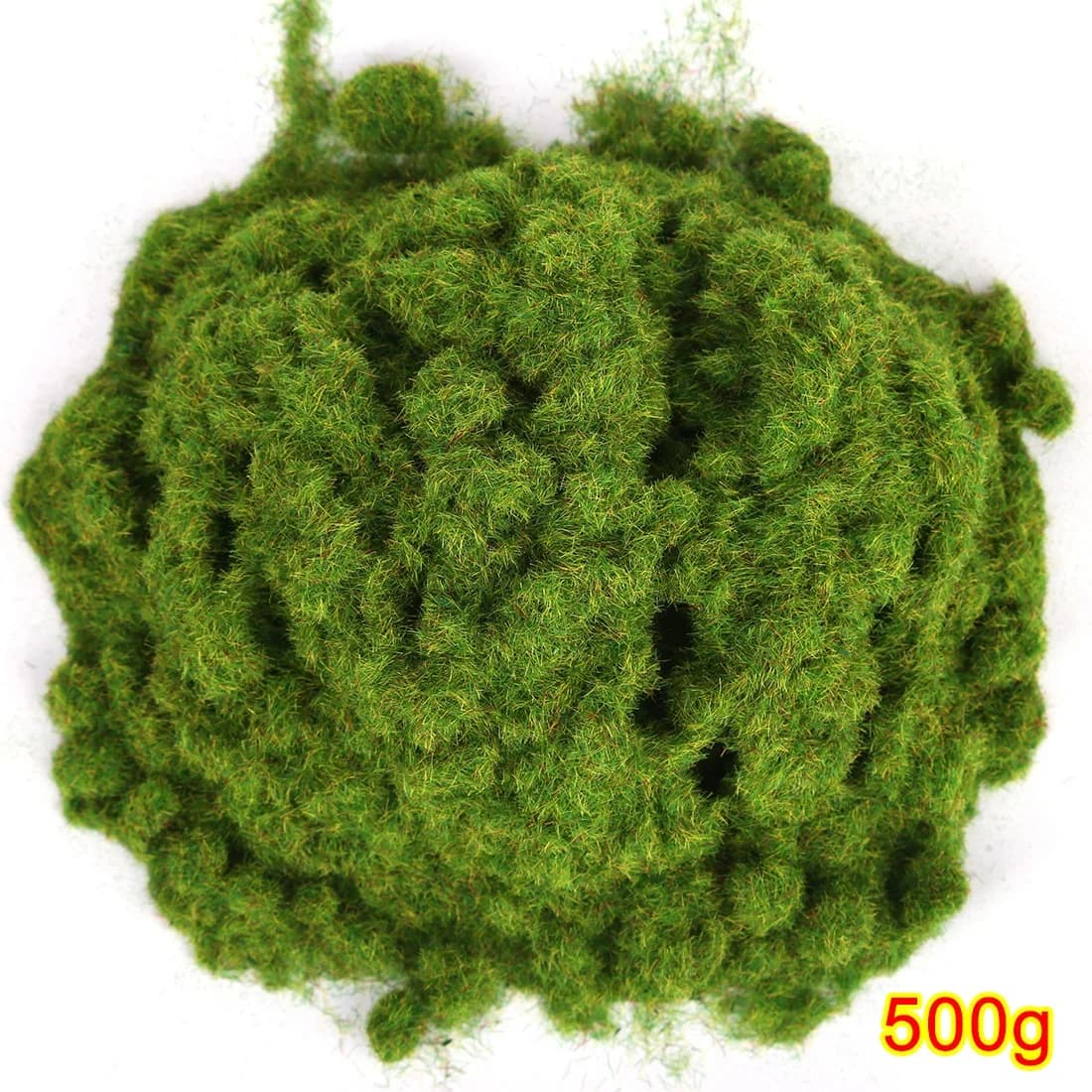 500g Erba Artificiale In Polvere FAI DA TE Ferroviario Treno Modello di Sabbia Modello Da Tavolo Decor Corredi di Costruzione di-Giallo Verde