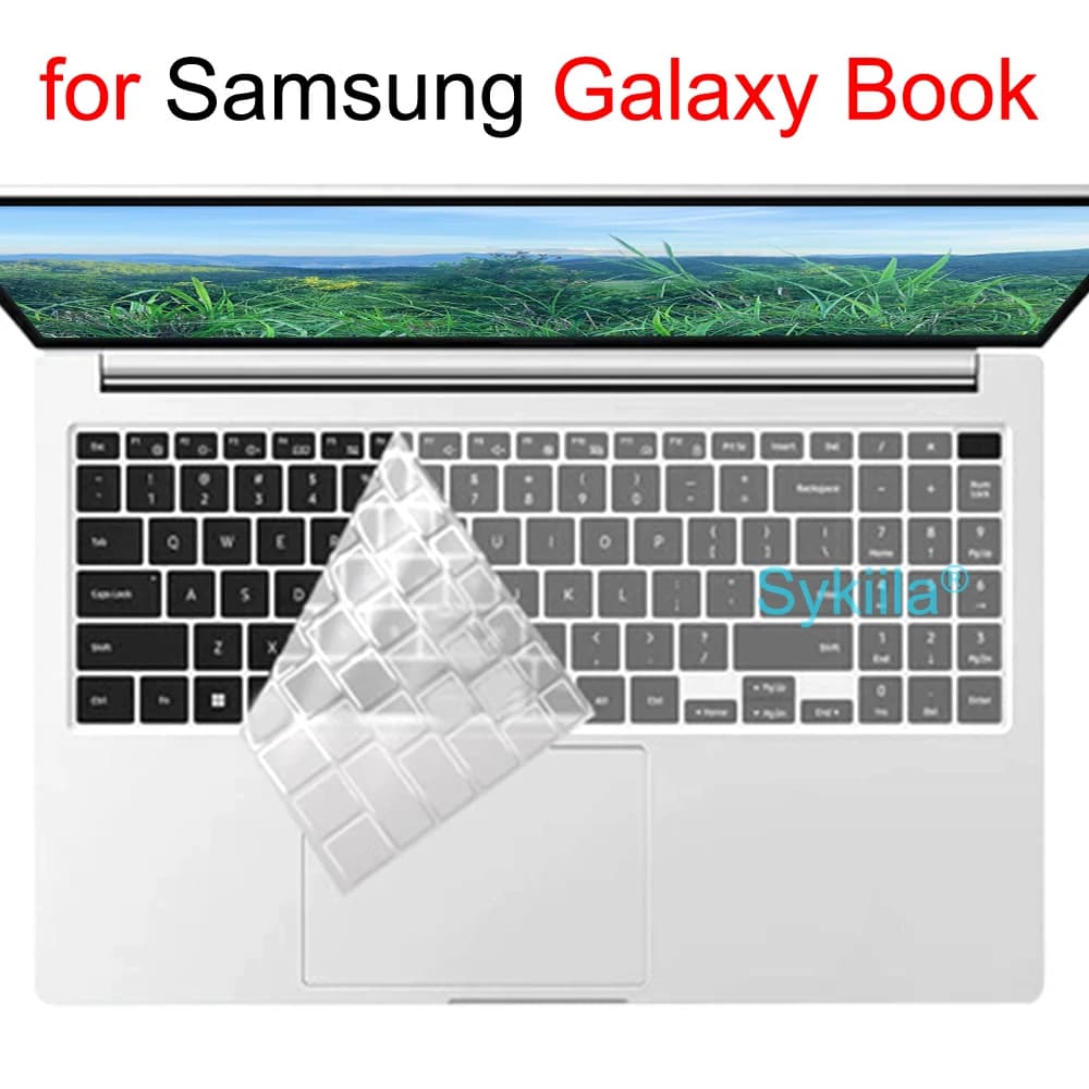 Cover per tastiera per Samsung Galaxy Book Book5 Book4 Book3 Book2 Pro 360 Flex Ion Go Edge S Custodia protettiva in silicone per laptop