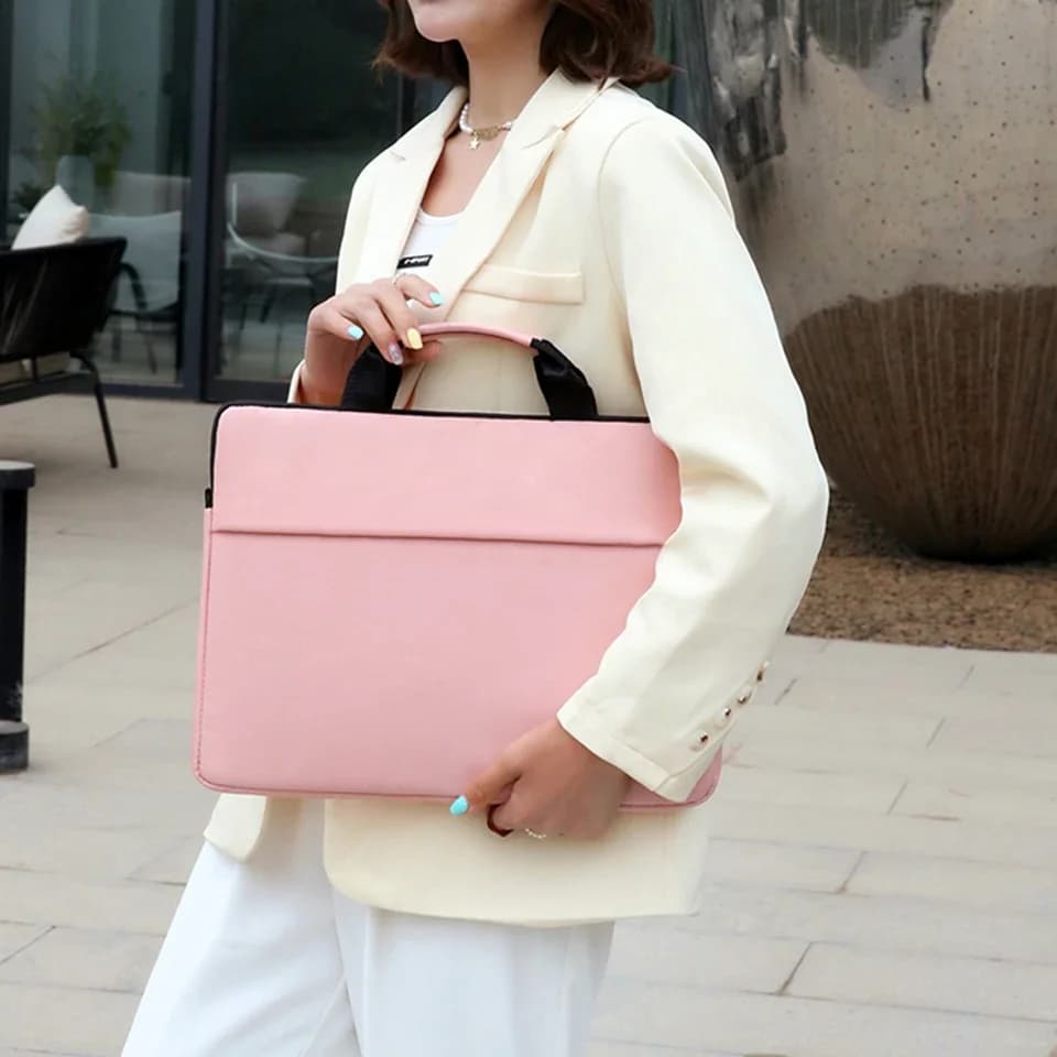 Borsa per laptop da donna 2025 13.3 14.1 15.6 17 pollici custodia per notebook da ufficio borsa per computer da viaggio elegante moda di lusso