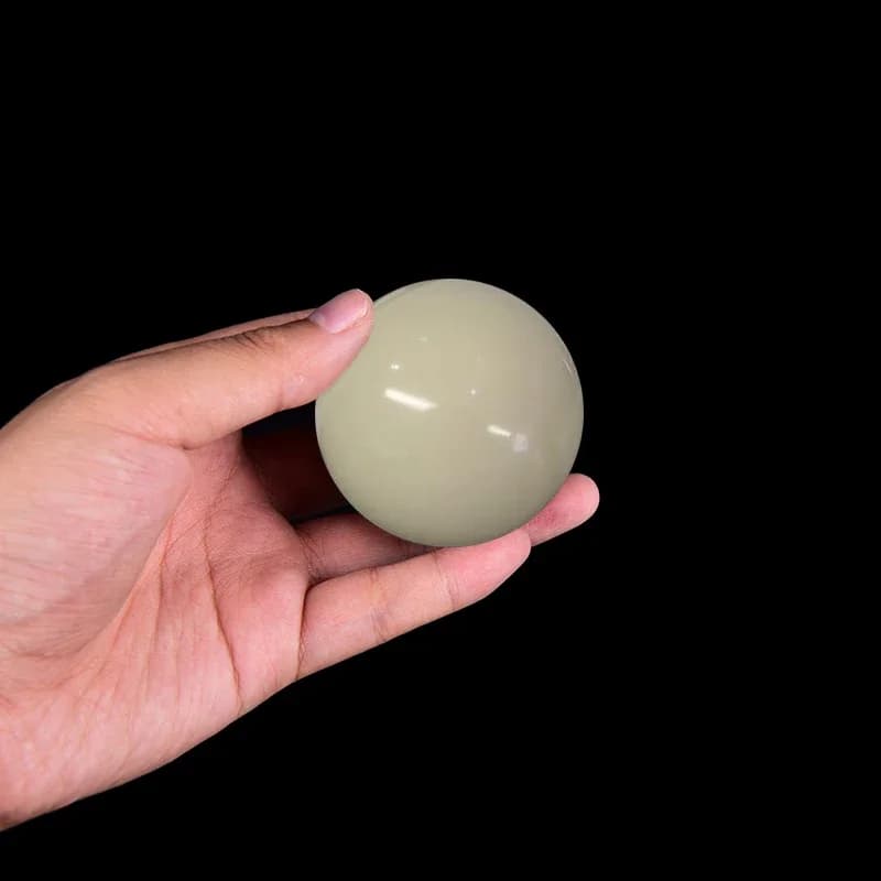 1 palla da biliardo bianca per allenamento, palla da snooker, palla bianca da 52,5 mm