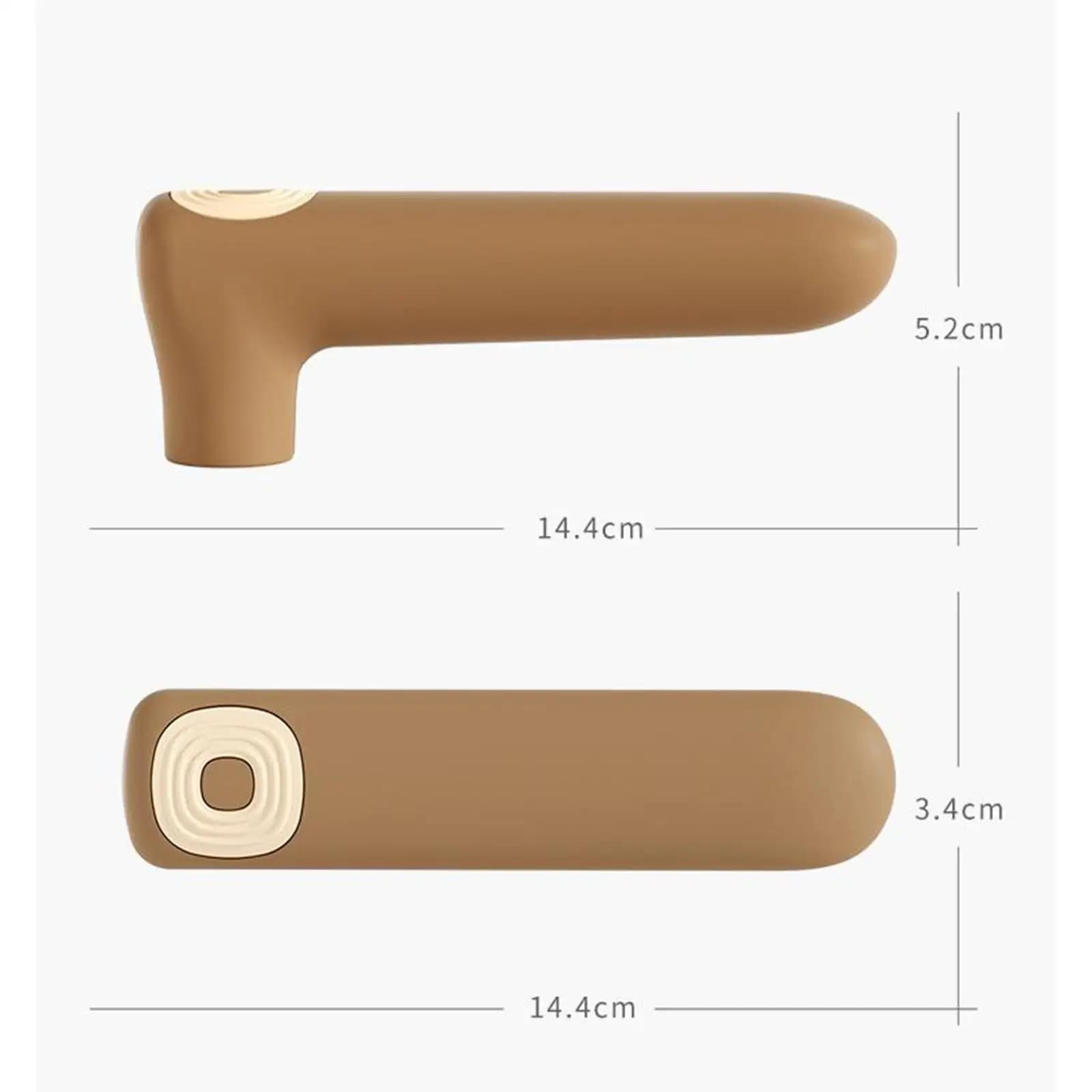 Room Door Knob Silicone Handle Cover Soft Anti Bang Resistant Protector for House Interior Door Handles