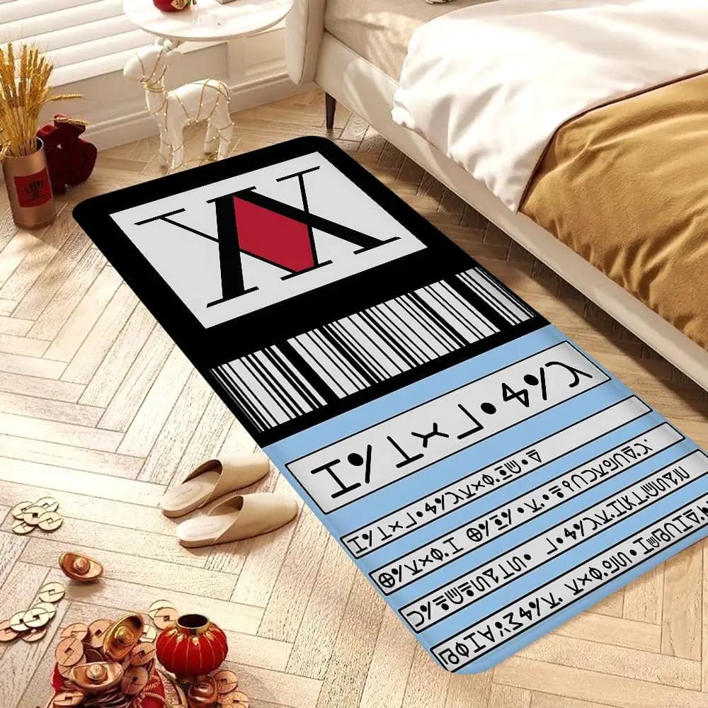 Anime Hisoka Hunter X Hunters Bathroom Mat Anti-slip Absorb Water Long Strip Cushion Bedroon Mat Welcome Doormat