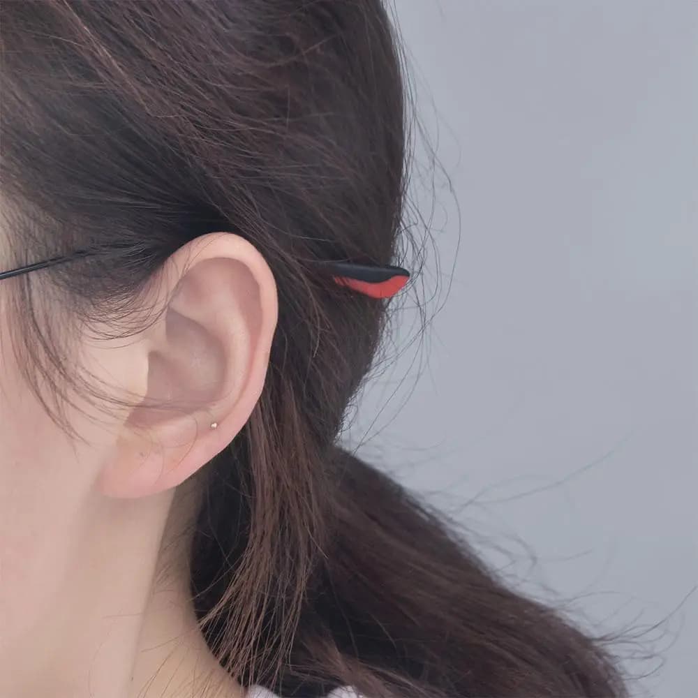 1 Paio di Accessori per Occhiali: Cappucci Antiscivolo per Aste, Ganci per Orecchie e Coperture per Gambe di Occhiali da Sole e da Vista