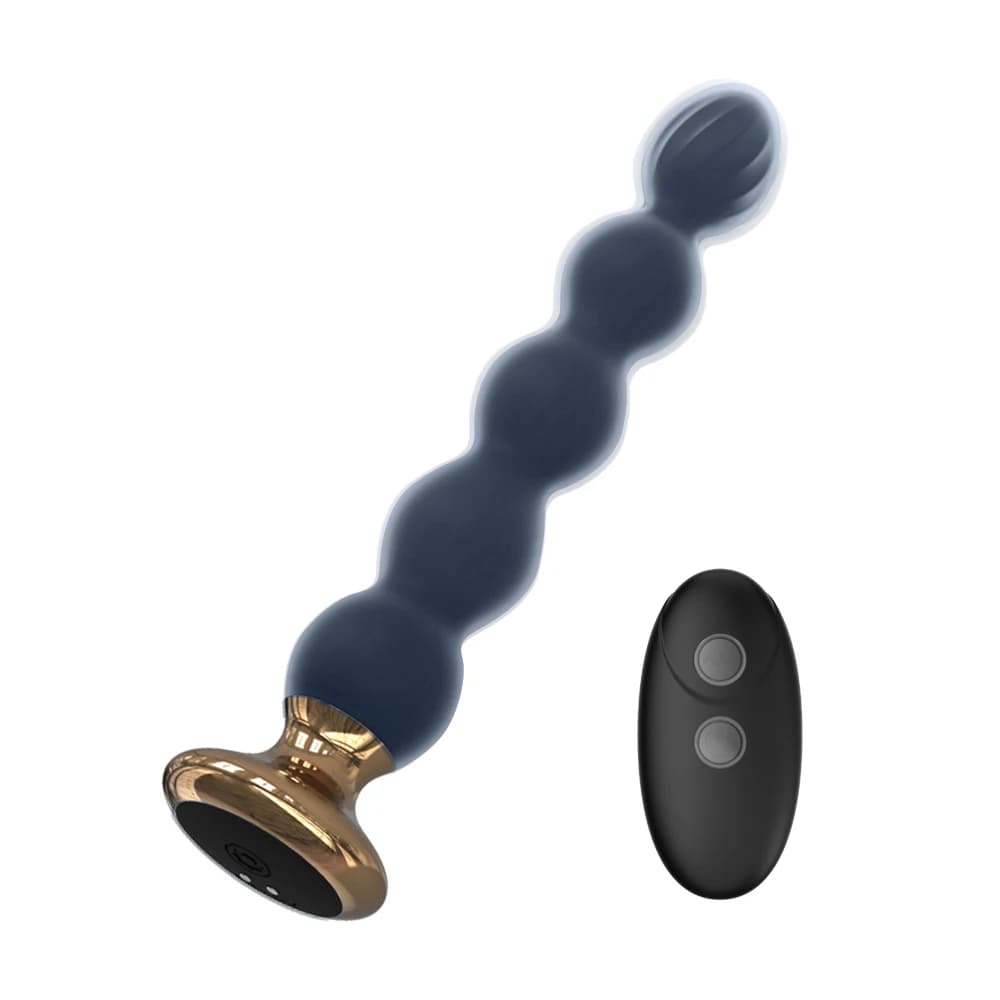 10 Speed Anal Vibrator Anal Beads Prostate Massager Dual Motor Butt Plug Stimulator USB Charge Vibrators Sex Toys for Men Women