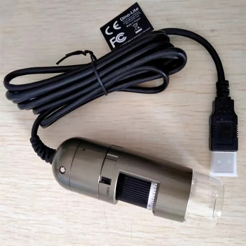 Microscopio Digitale Portatile Dino-lite AM4113T 2026 con Interfaccia USB 20x~50x, 200x