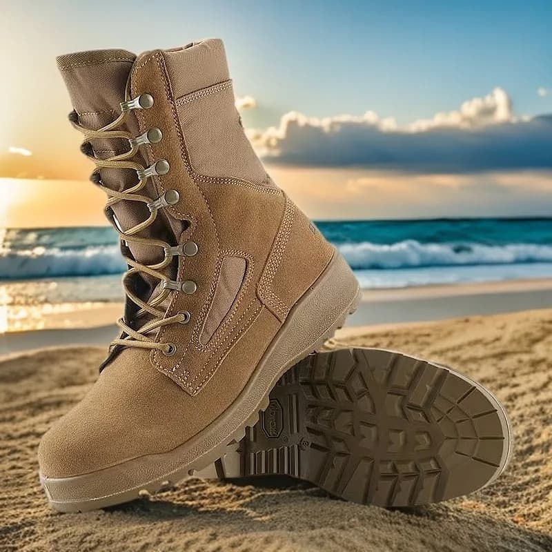 Classic Brand Comfortable High Top Trekking Sneakers Top Quality Wearable Outdoor Hiking Shoe Anti Slip Mountain Climbing Boot