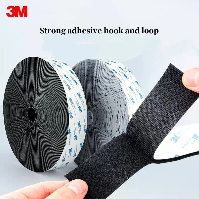 3M 9448A Nastro biadesivo con gancio e anello Nastro autoadesivo in nylon ad incastro senza traccia Striscia di adesione resistente per auto domestica
