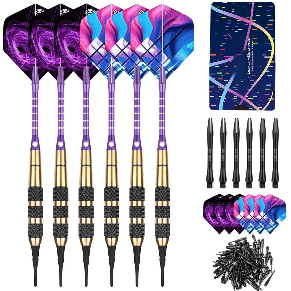 Precision Copper Darts Soft Tip Darts For Pub Tournaments Factory Direct Supply Stable Grip Design For Electronic Dartboards