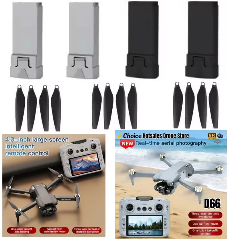 Battery 3.7V 1000MAH for Drone D66, Elica, Screen and D66