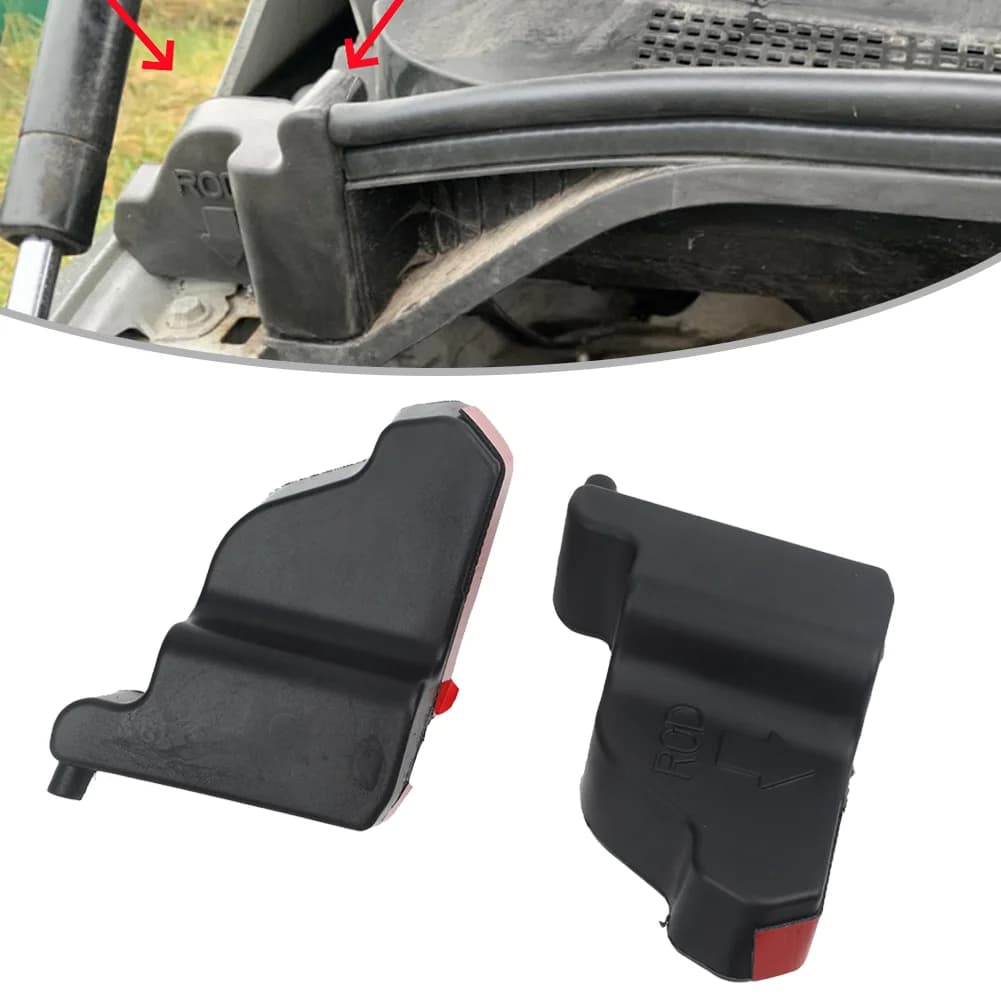 2Pcs Car Hood Seal Strip Cover For Hyundai H1 For Starex 2007-2018 Front-Bonnet Weatherstrip OEM 864304H001 Dirt-Proof Black ABS