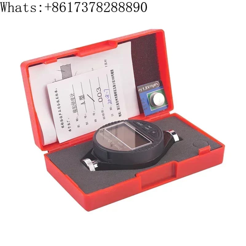 Rubber hardness tester with digital display ACD resin leather foam with silicone plastic rubber roller
