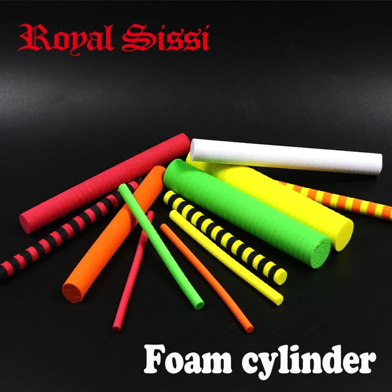 3/5/8/12mm flying alloy foam roller post 7 cm long foam cylinder flying body extension floating earthly insects alloying materials