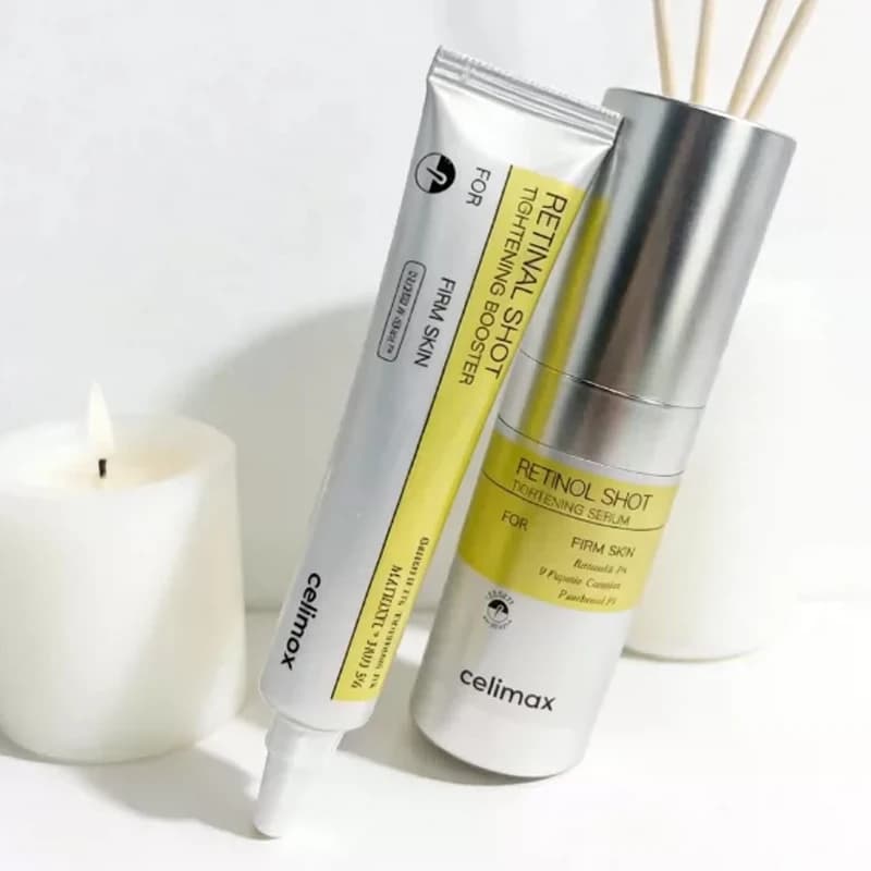 Retinol Vitamin C Hydrating Shot Tightening Booster Face Cream Eye serum Lightening Dark Circles Firming Moisturizing Skin Care