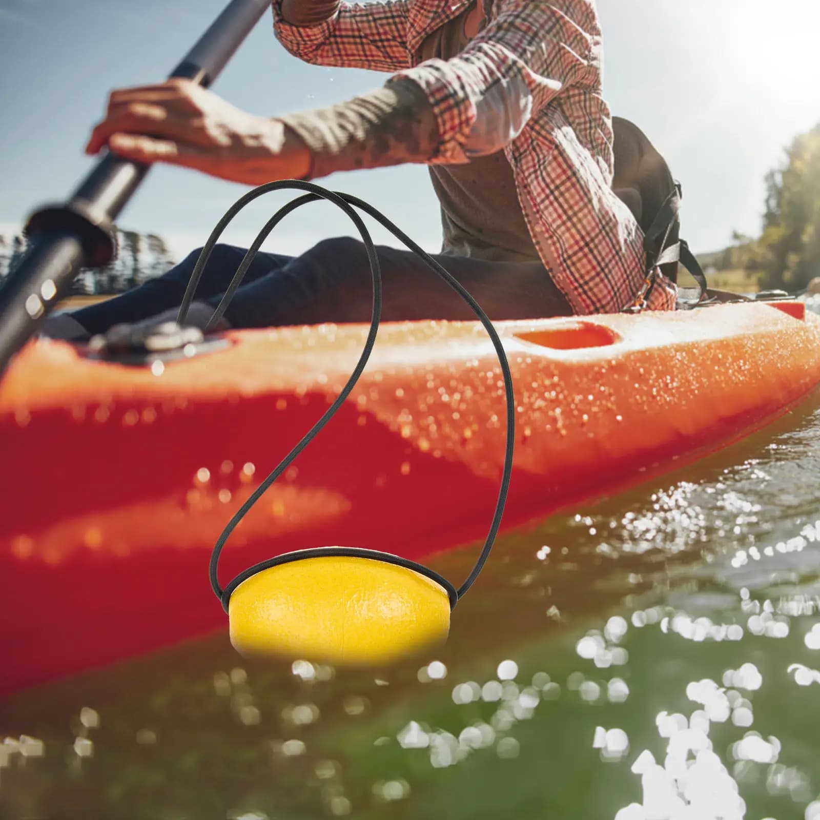 Kayak Buoy Ball High-Density Lightweight Floating Ball for Kayak Anchors Fishing Boats Canoe Inflatable Motor Sail Power Boats