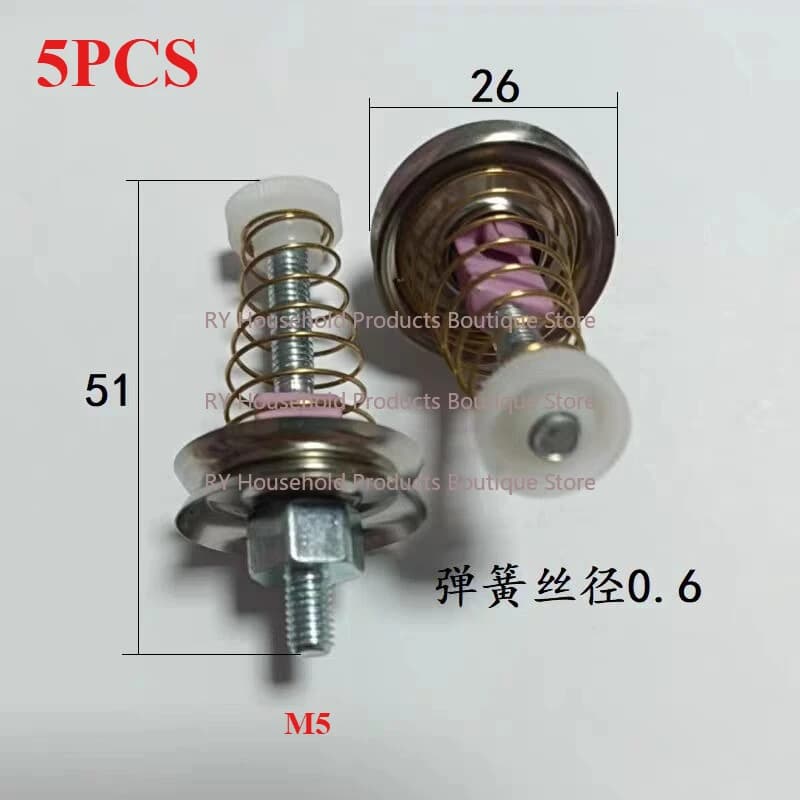 5pcs Knitting Machine Tensioner Metal Spring Textile Accessories Bandage Hook Yarn Control Circular Weaving