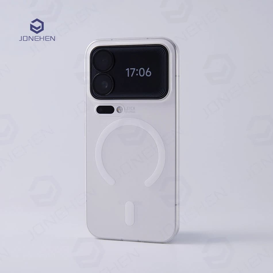 Custodia di Lusso Traslucida Opaca per Ricarica Wireless MagSafe per Xiaomi Mi 17 Pro Max 17Pro Mi17, Cover Magnetica Ultra Sottile in PC