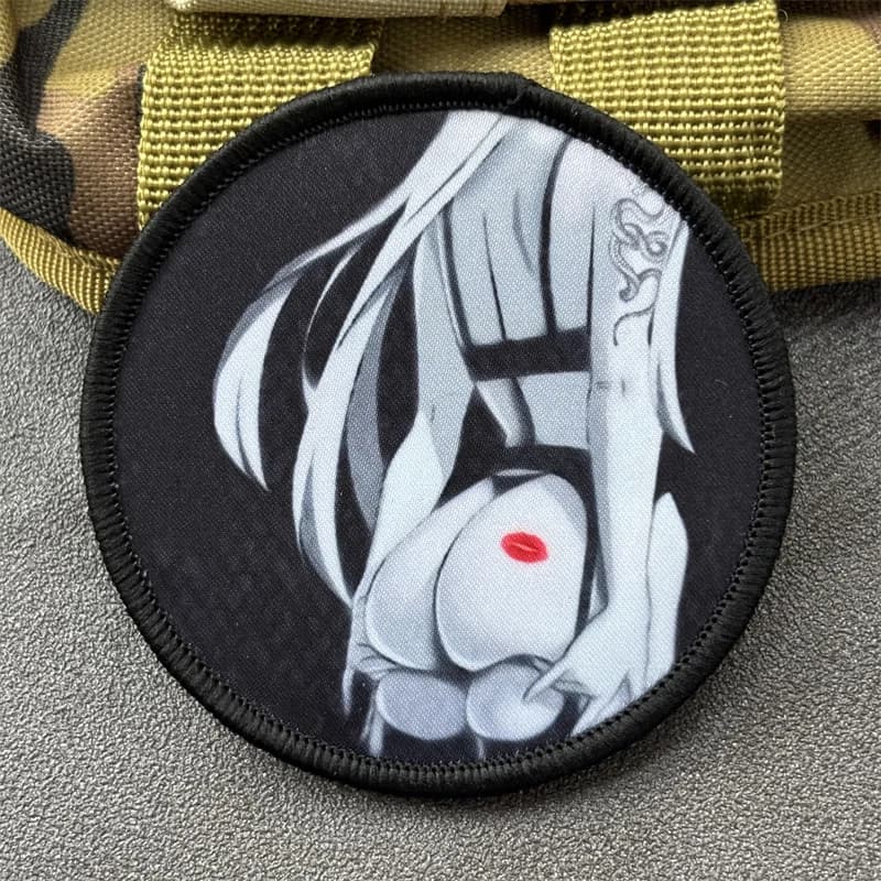 Tactical "Sexy Girl" Printing Patch on Clothes Morale Badges Hook Loop Military Patches Backpack Stickers