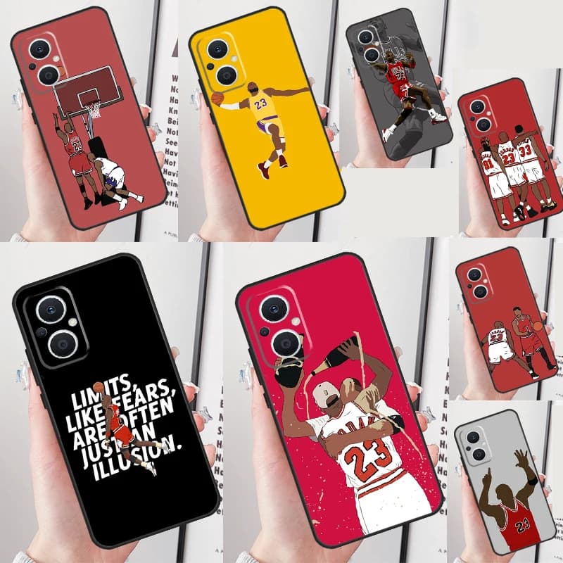 Basket Numero 23 Cassa Del Telefono Per OPPO Reno 13 13F 12 11 F 8T 7 8 10 Pro OPPO Trova X8 Pro X6 X3 X5 Lite Copertura