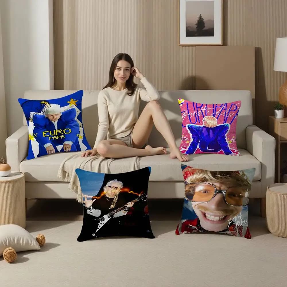 Rapper J-Joost Singer Klein Fodera per cuscino, federa per cuscino, cuscino decorativo per divano, decorazione per la casa
