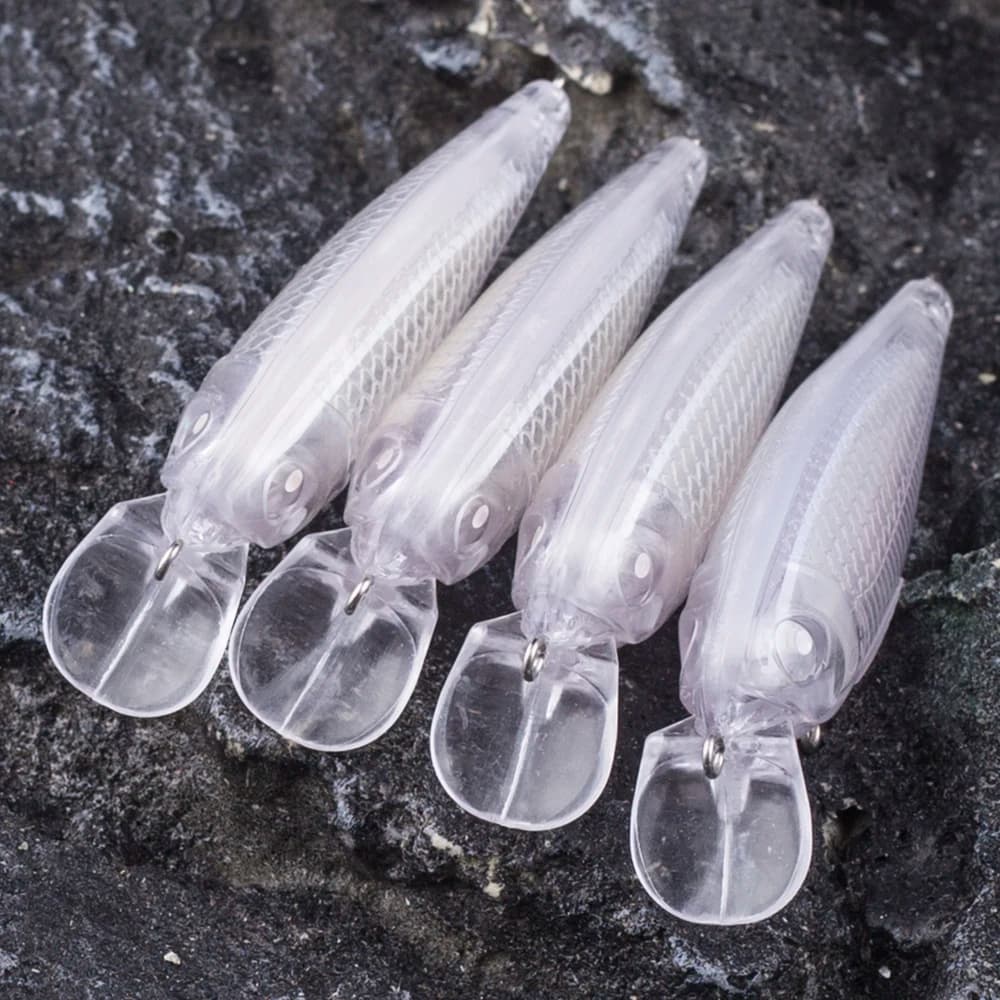 Dr.Holife 25PCS/LOT Crankbait Blanks Lure 90MM 10.5G Rattles Crankbait Body Lures Floating Hard Bait For DIY Fishing Lure