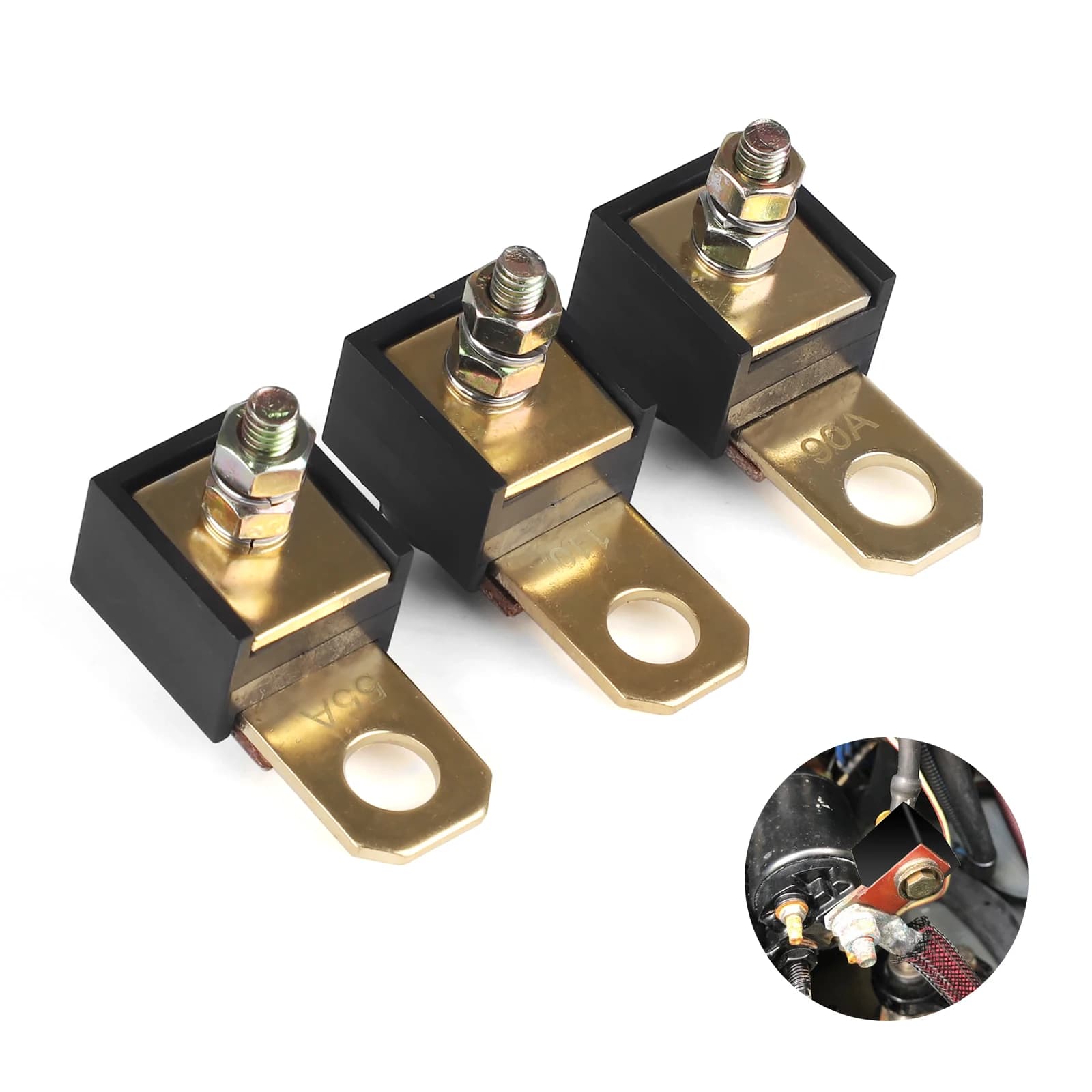 79023A55 79023A91 79023A10 12V 55 90 110 Amp Nuovissimo gruppo fusibile per motori fuoribordo di avviamento adatto a MerCruiser e Mercury Marine