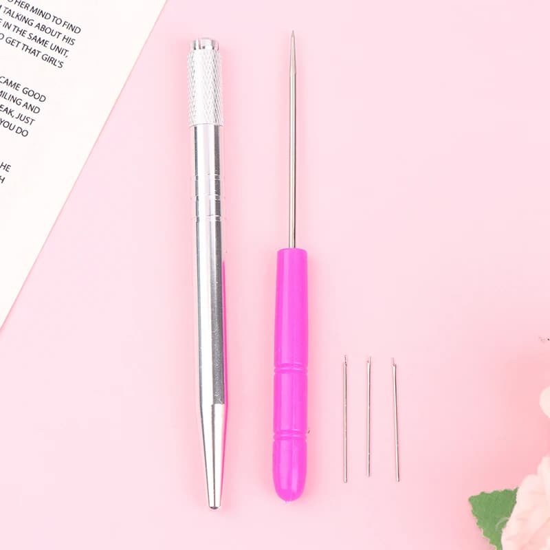 Kit di aghi per la riprogrammazione dei capelli delle bambole, set di strumenti in acciaio inossidabile per la riparazione dei capelli, per la ripittura della testa delle bambole, forniture per l'artigianato di infoltimento dei capelli