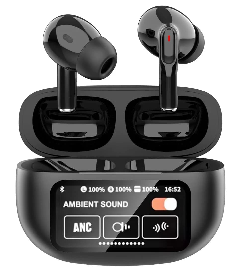 True Wireless A9 Plus speakers with HiFi audio, LED display, automatic matching, C type fast charging, 300 mAh battery for sports use