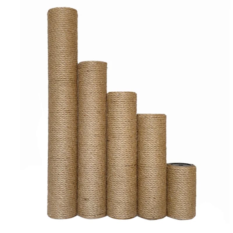 DIY Sisal Rope Cat Scratching Post Replacement,Cat Tree Tower Climbing Frame Part, Kitten Scratcher Toy for Furniture Protection